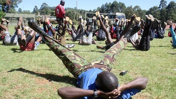 KDF recruitment exercises