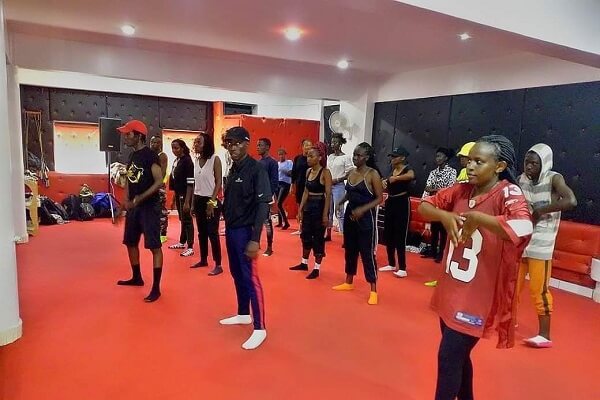 Forever Young Aerobics & Dance Studio students during a practice session