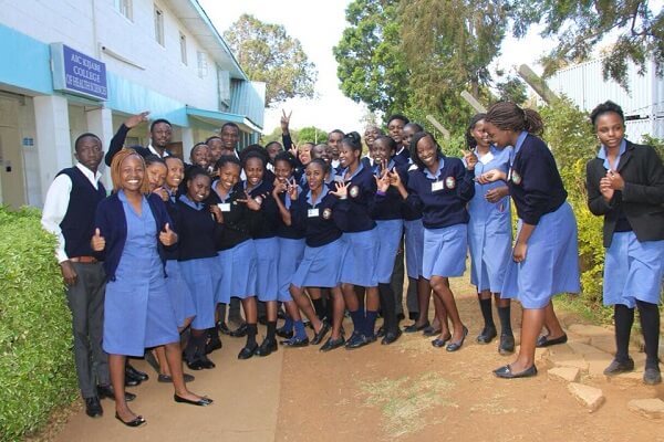 Kijabe Nursing School students pose for a photo