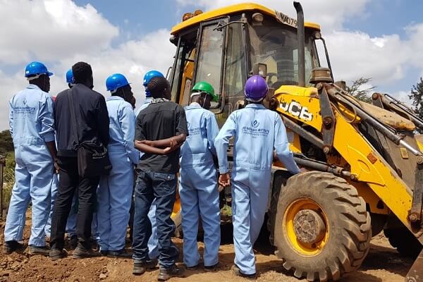 Lake Naivasha Institute Plant & Equipment Training Students getting a demonstration lesson